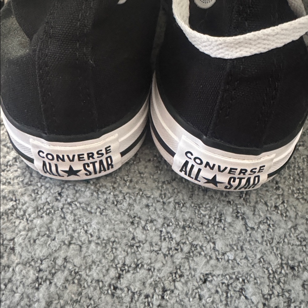 Converse Black High-Top Sneakers - Picture 6 of 8